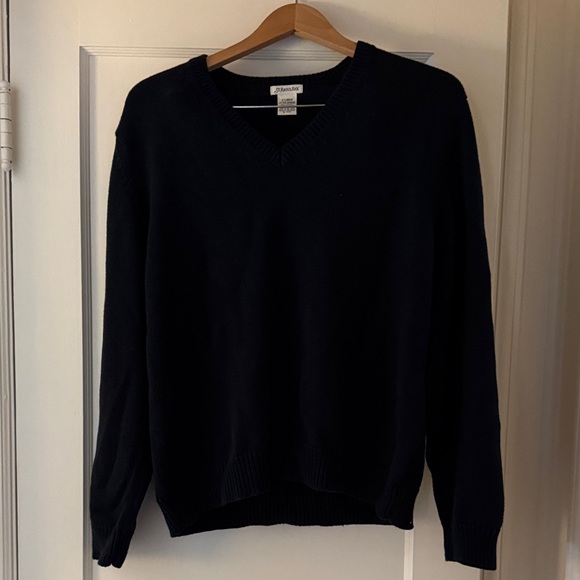 st johns Sweaters - St. John Women's Navy V-Neck Sweater